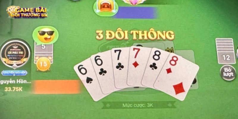 Sâm lốc có 3 đôi thông không