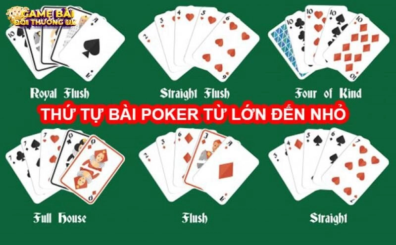 Thứ tự Poker